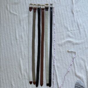 Set of Six Women’s Stylish Belts -35”